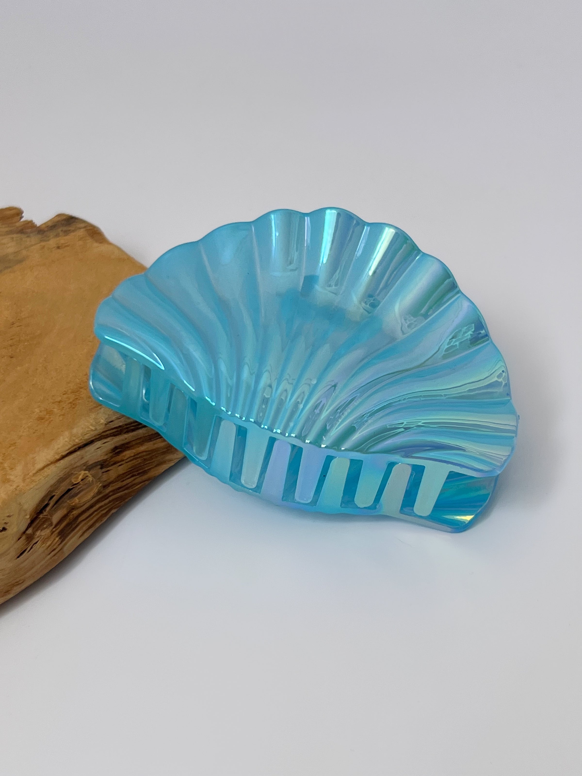 Blue hair clip: Aryel