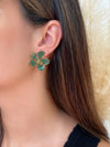 Boucles d'oreilles vertes petites : Belna