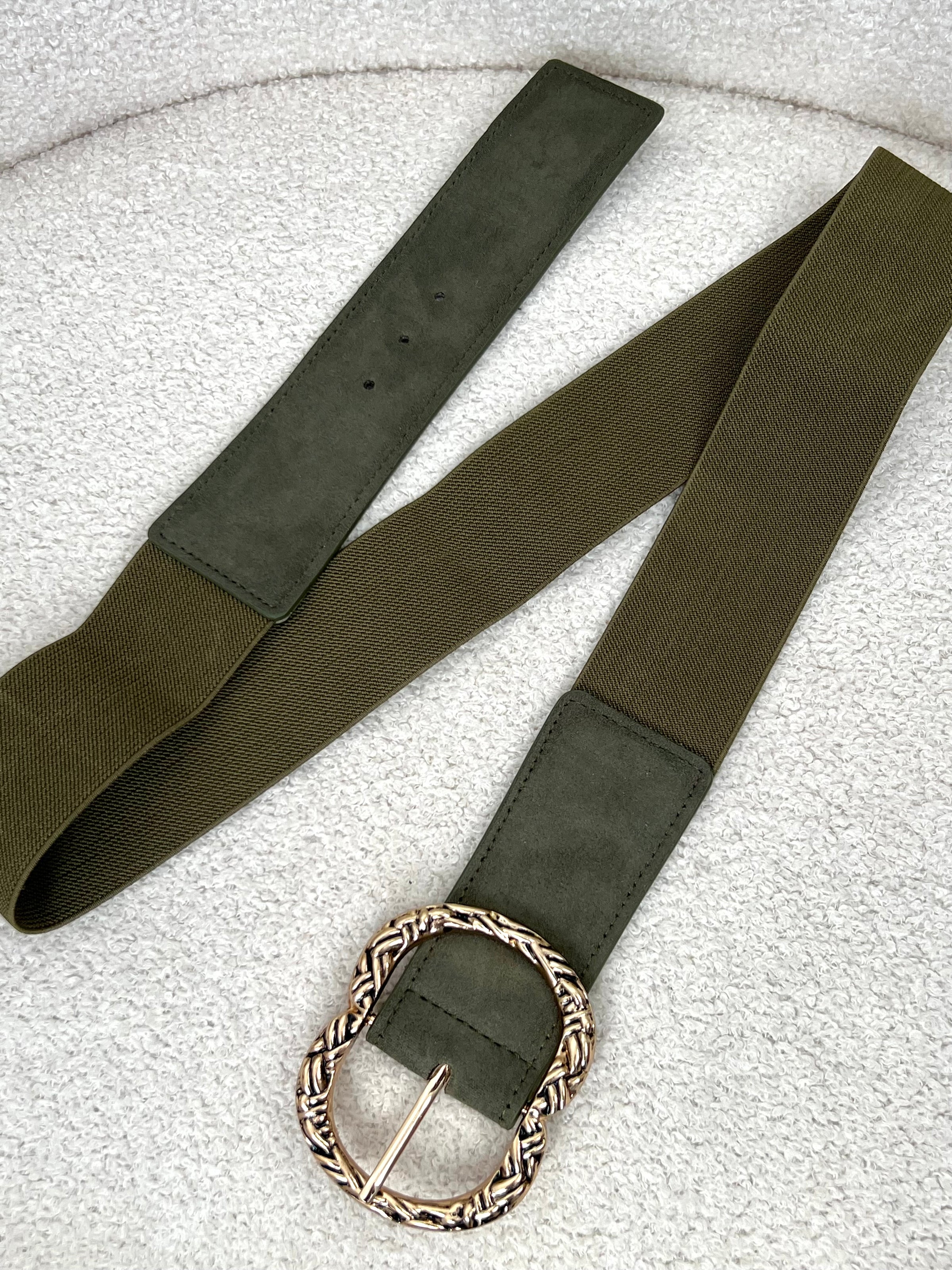 Khaki Plus Size Belt: Nala
