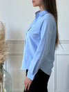 Chemise bleue : Elaina