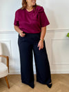 Pantalon noir coupe droite : Elie