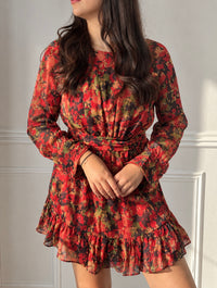 Kelia Printed Mini Dress