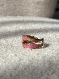 Bague rose et dorée : Laria