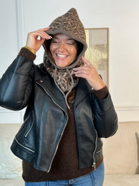 Cagoule léopard : Slohane