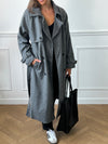 Manteau manches longues gris : Layane