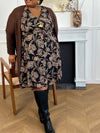 Robe courte à motifs grande taille : Lyvia