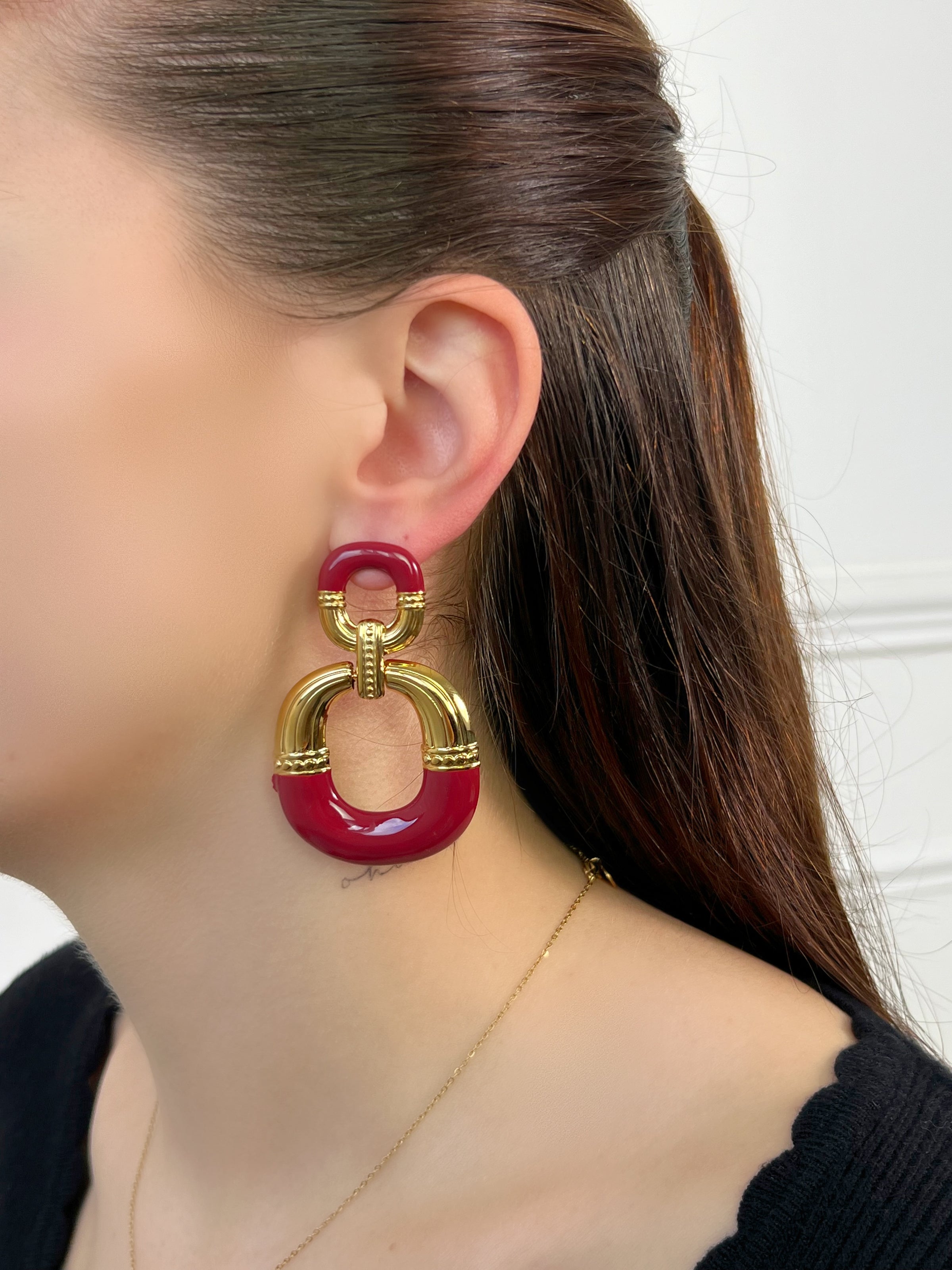 Boucles d'oreilles Salvador Dali Rouge en Autre - 54272680 Boucles d'oreilles Salvador Dali Rouge en Autre - 54272680