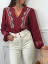 Blouse bordeaux : Kaelyn