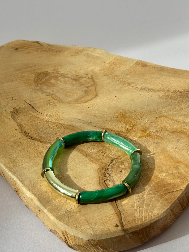 Bracelet vert : Isabeau