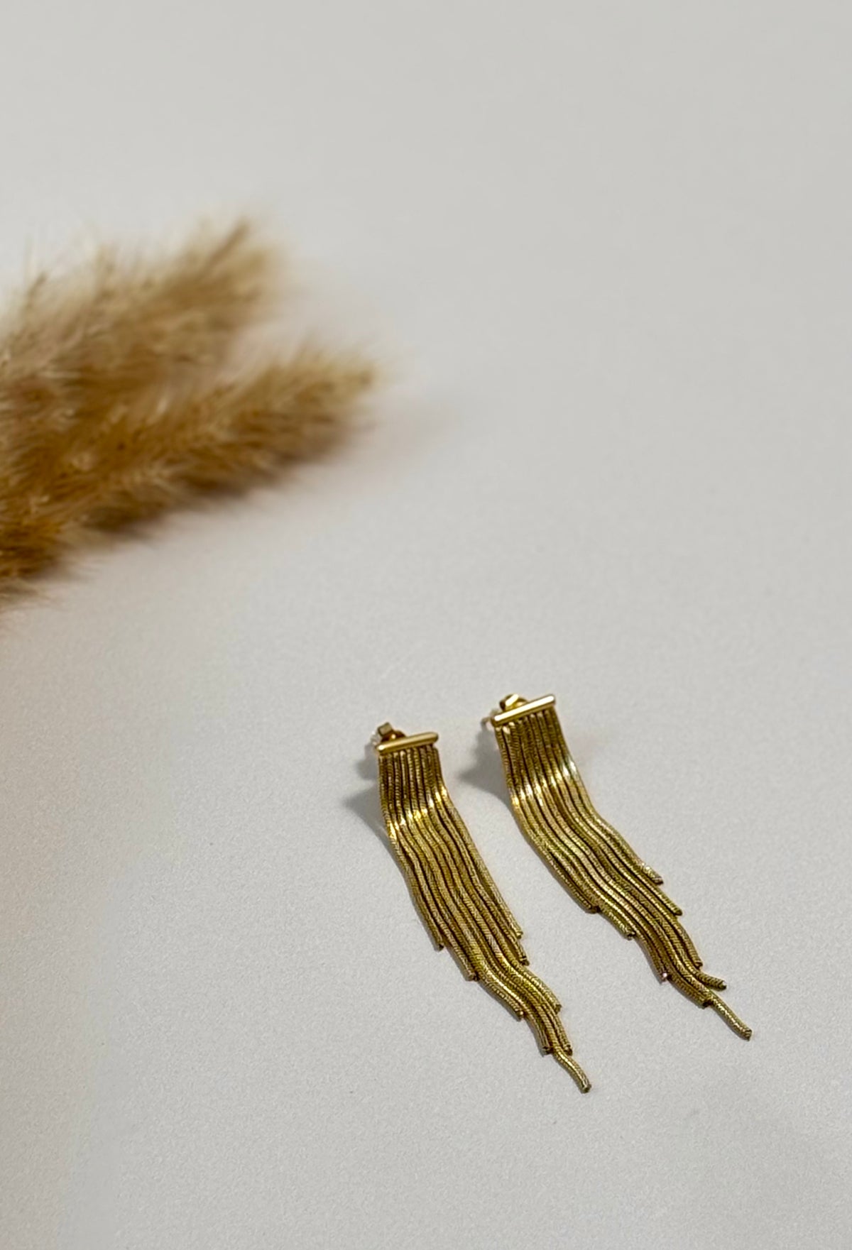 Boucles d'oreilles dorées