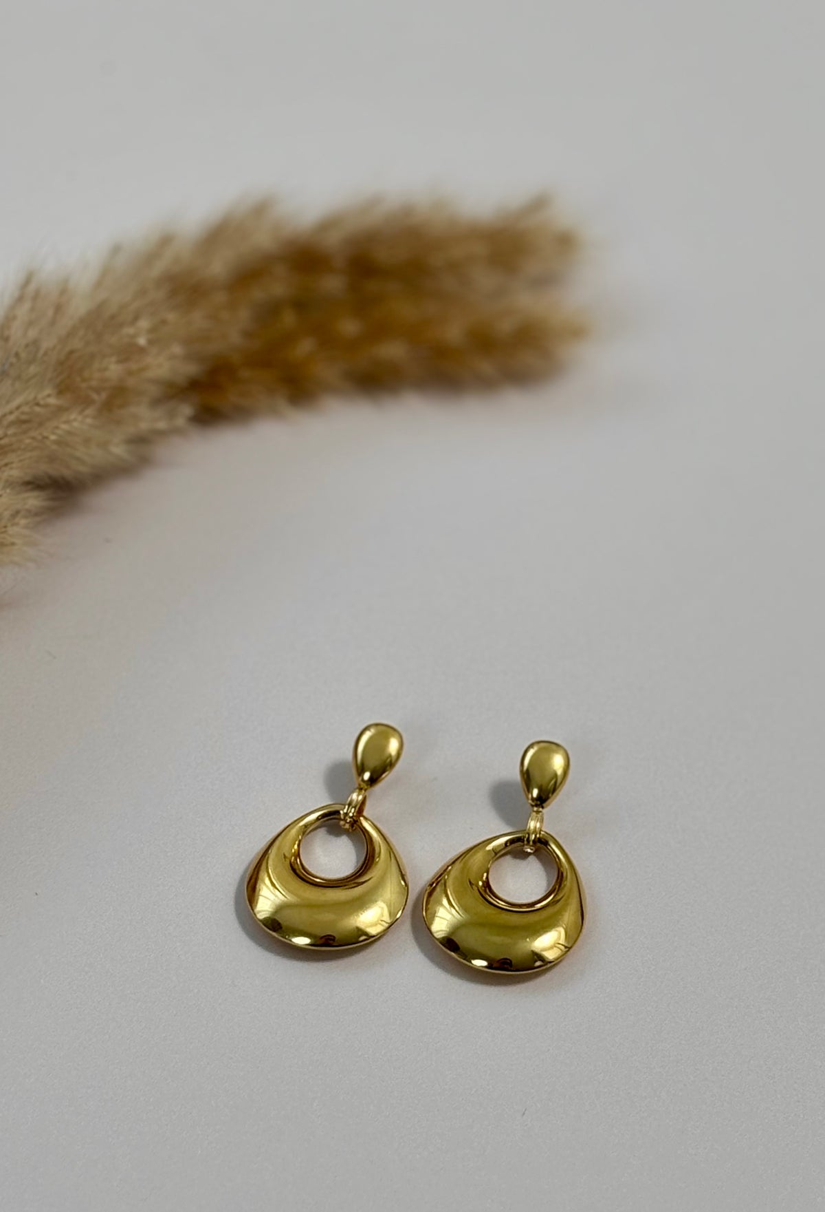 Boucles d'oreilles dorées