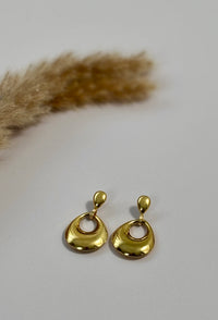 Boucles d'oreilles dorées
