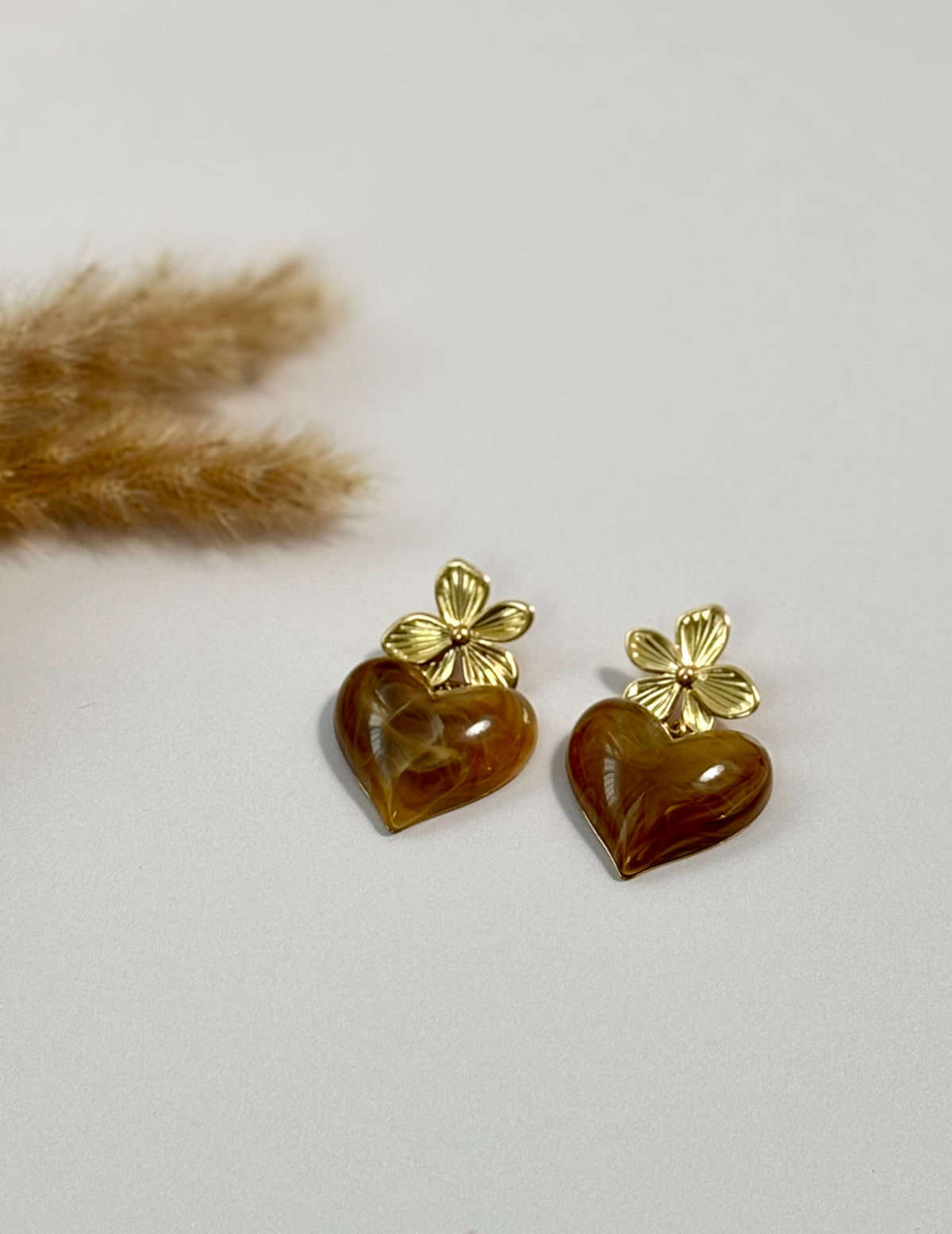 Boucles d'oreilles camels