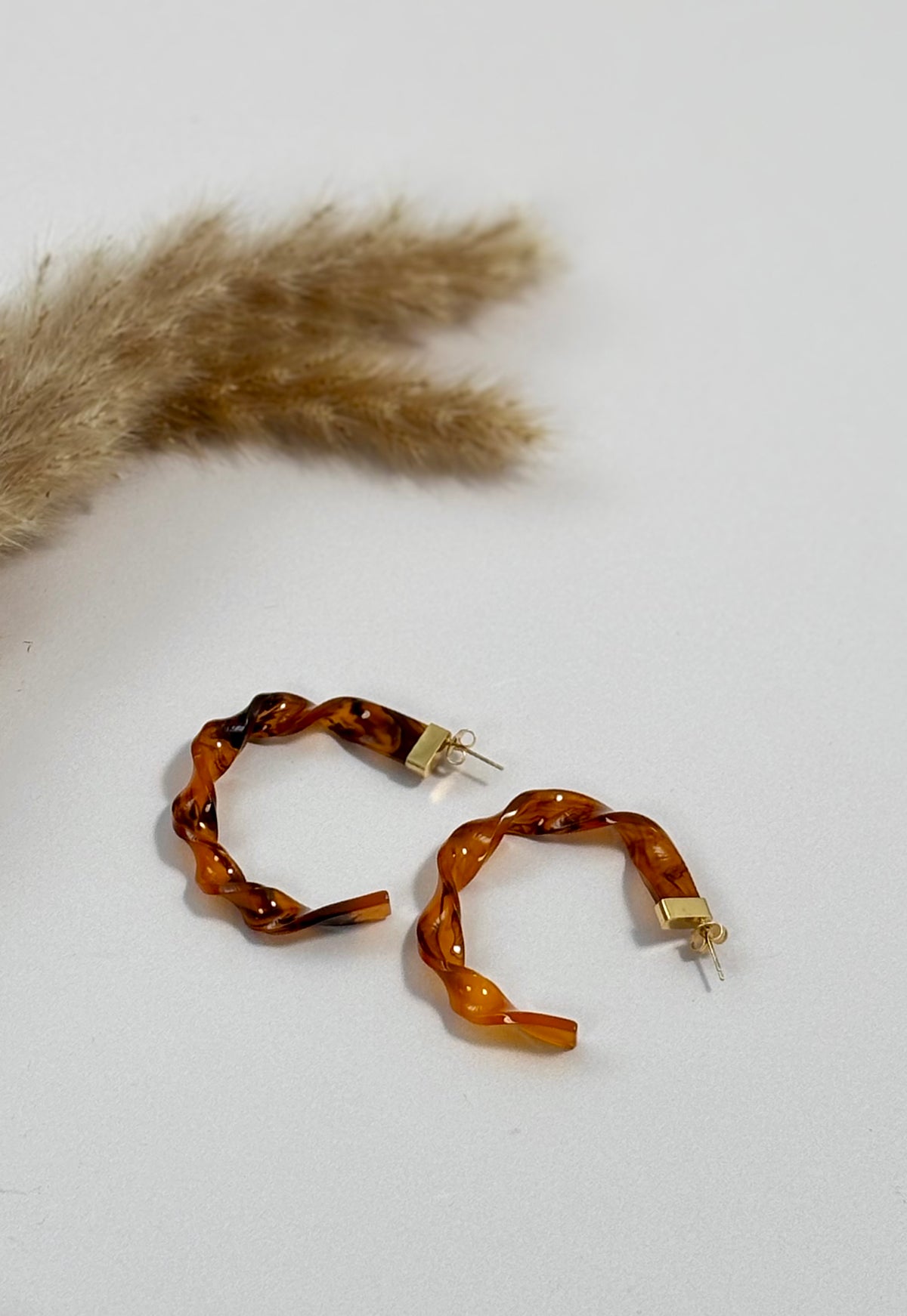 Boucles d'oreilles ambres