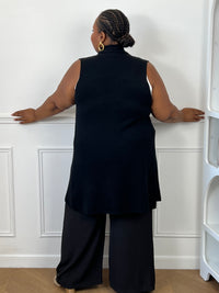 Gilet épais grande taille, parfait pour compléter un look confortable.