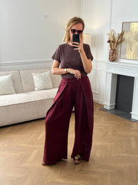Pantalon bordeaux : Maëron