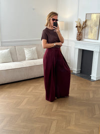 Pantalon bordeaux : Maëron