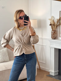 Pull beige : Mariel