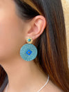 Boucles d'oreilles bleues : Rondy - Loïcia