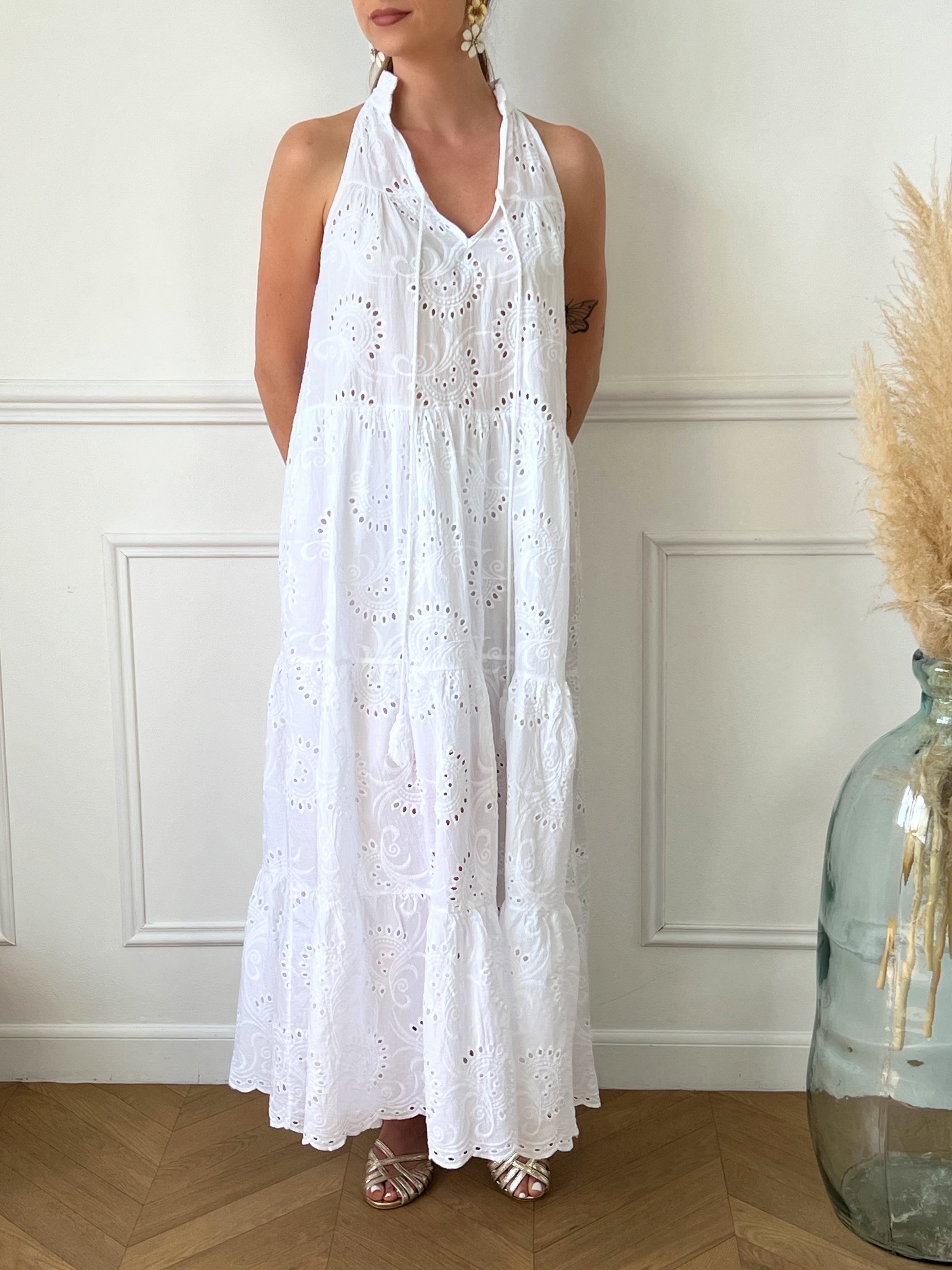 Robe grande taille blanche hotsell