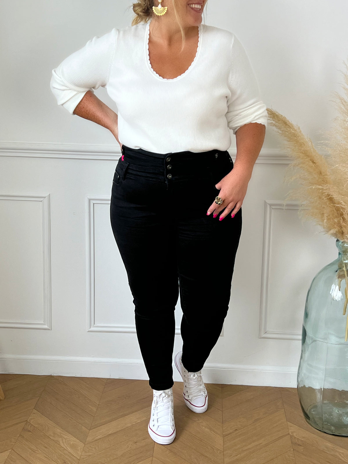 Pantalon taille discount haute gainant