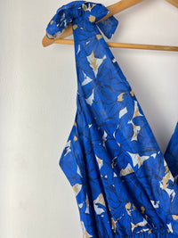 Robe dos nu grande taille : Blue - Loïcia