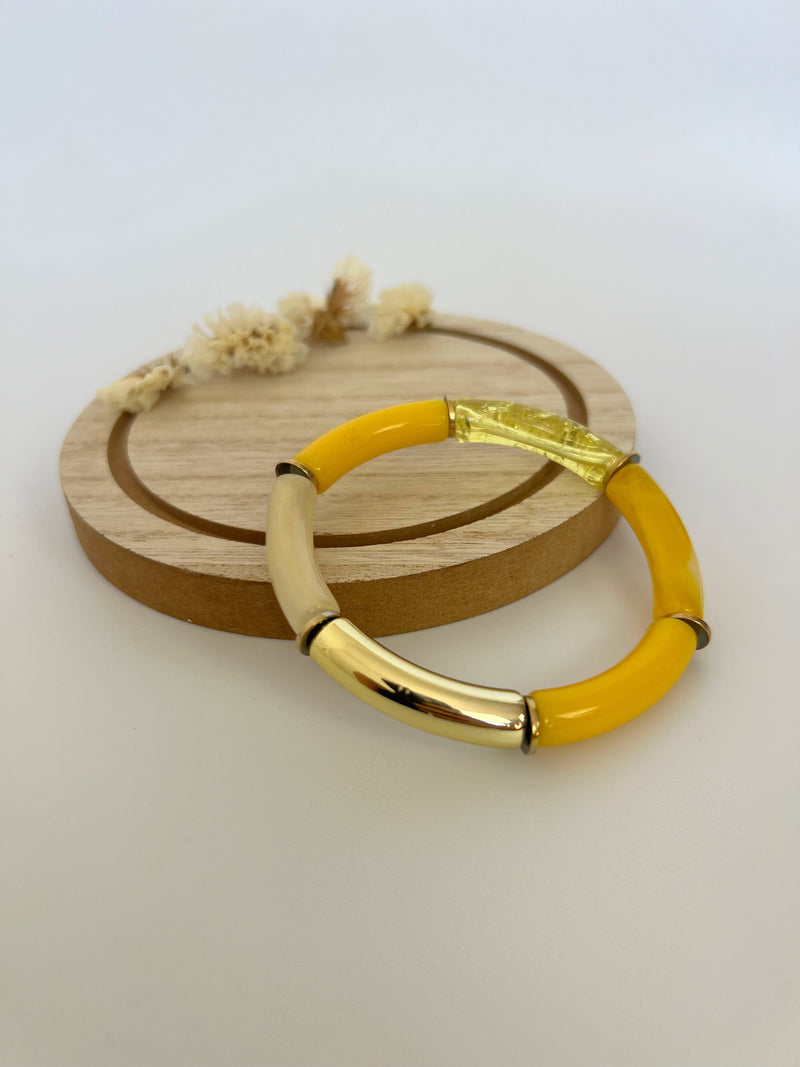 Bracelet Isabeau jaune - Loïcia