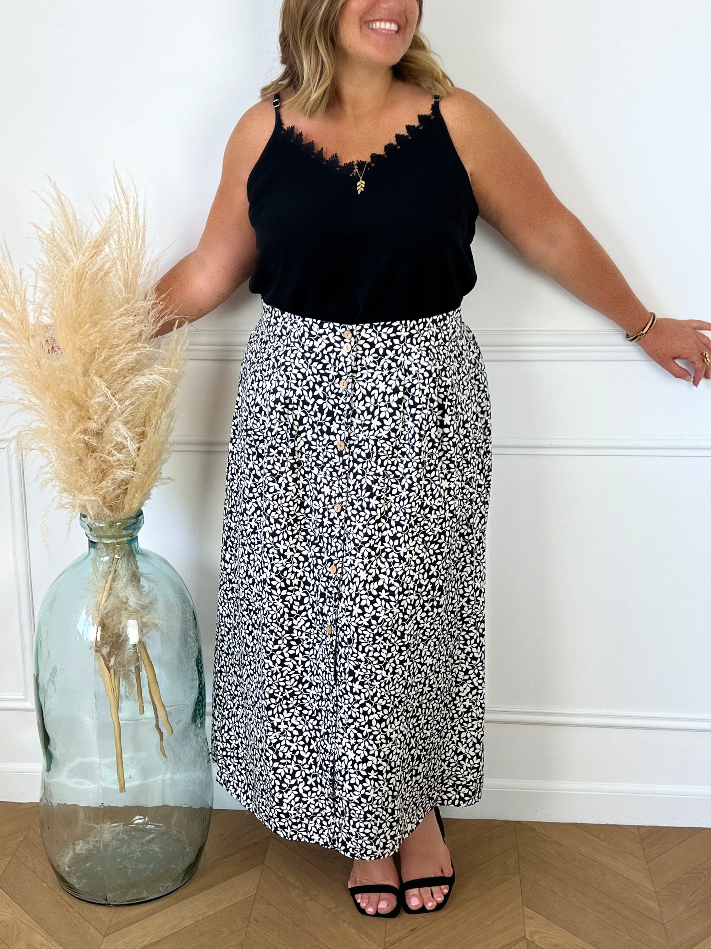 Grande jupe longue outlet