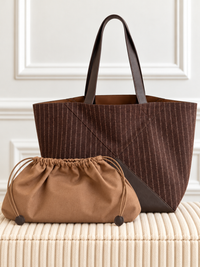 Sac cabas marron : Elaine