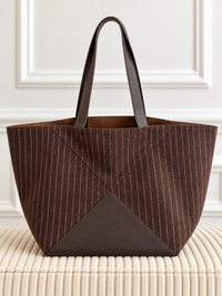 Sac cabas marron : Elaine