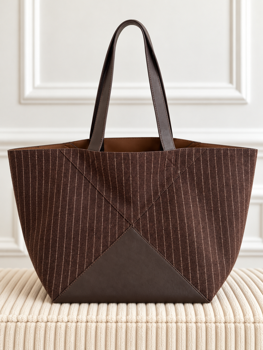 Sac cabas marron : Elaine