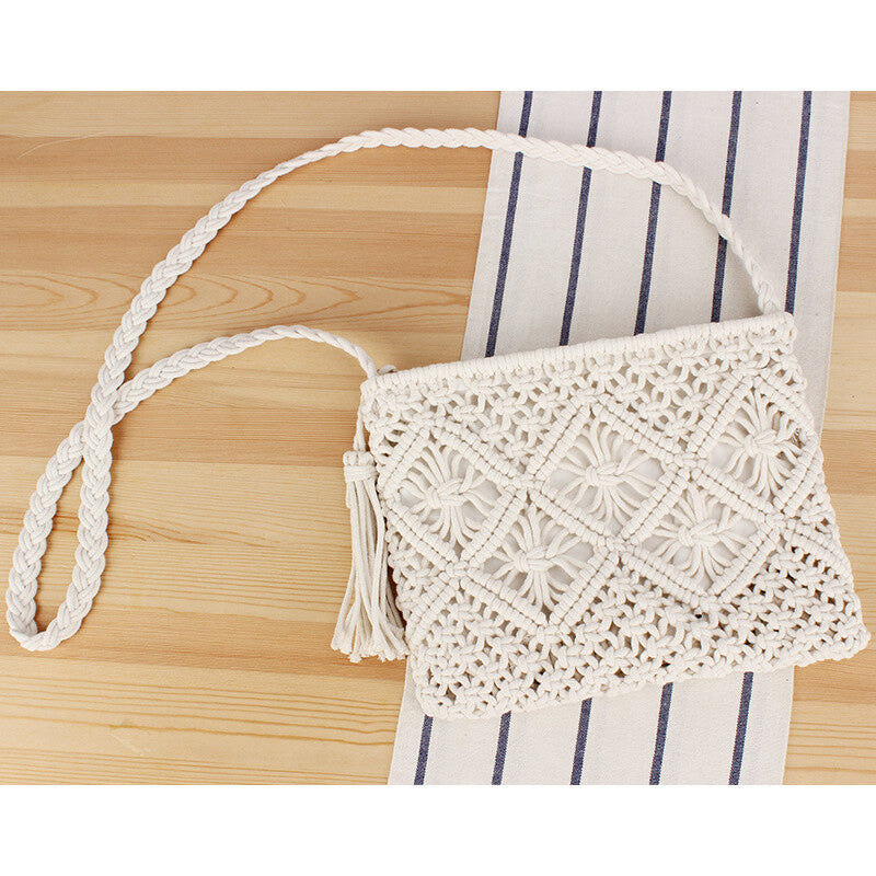 Sac crochet écru : Bayla