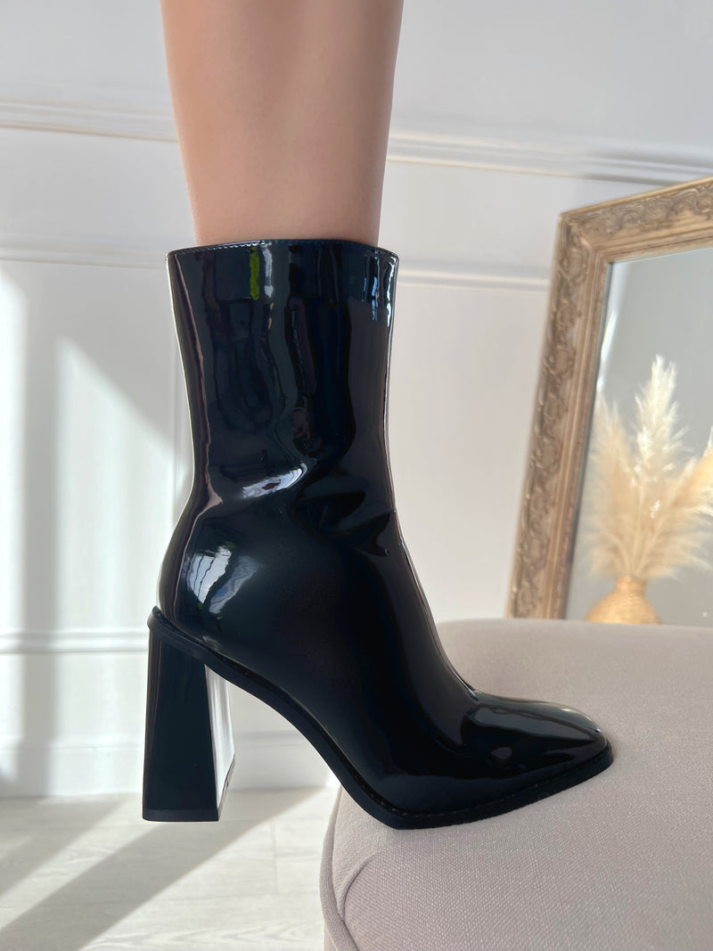 Bottines en discount vinyle