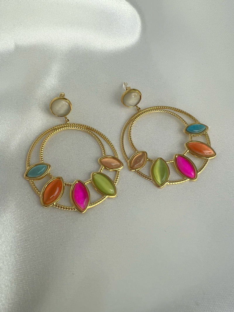 Boucles d'oreilles Mirama colores