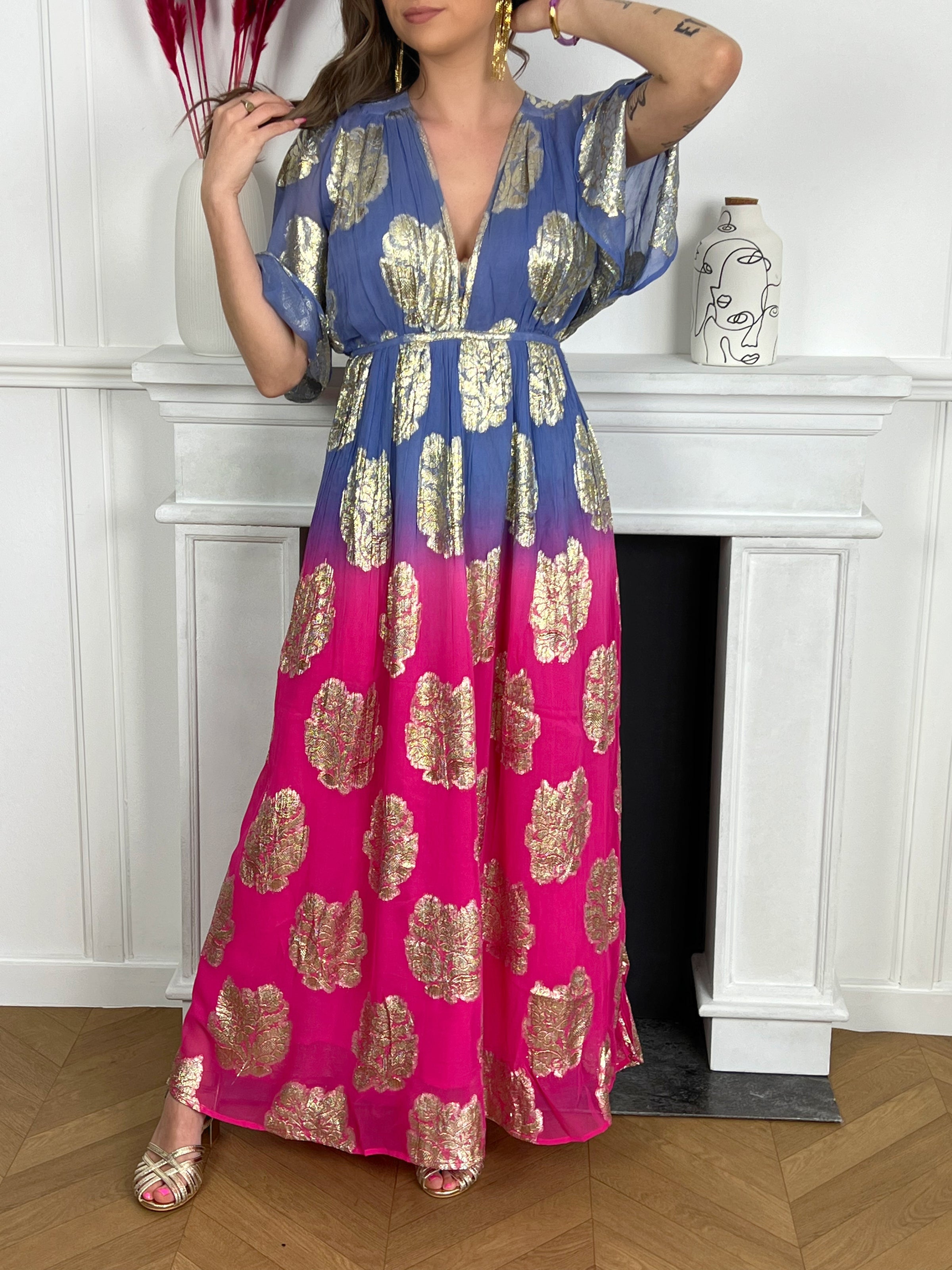 Robe longue d grad e Luisa