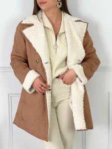 manteau bi couleur