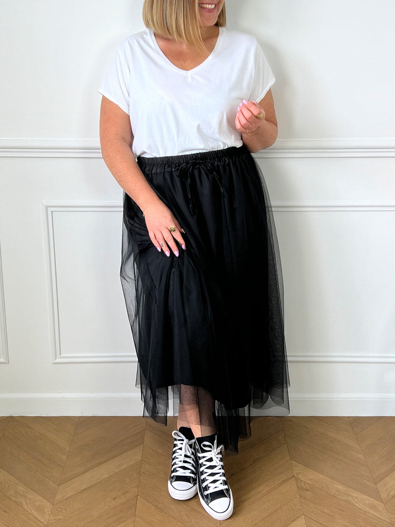 Jupe en tulle noire : Jery