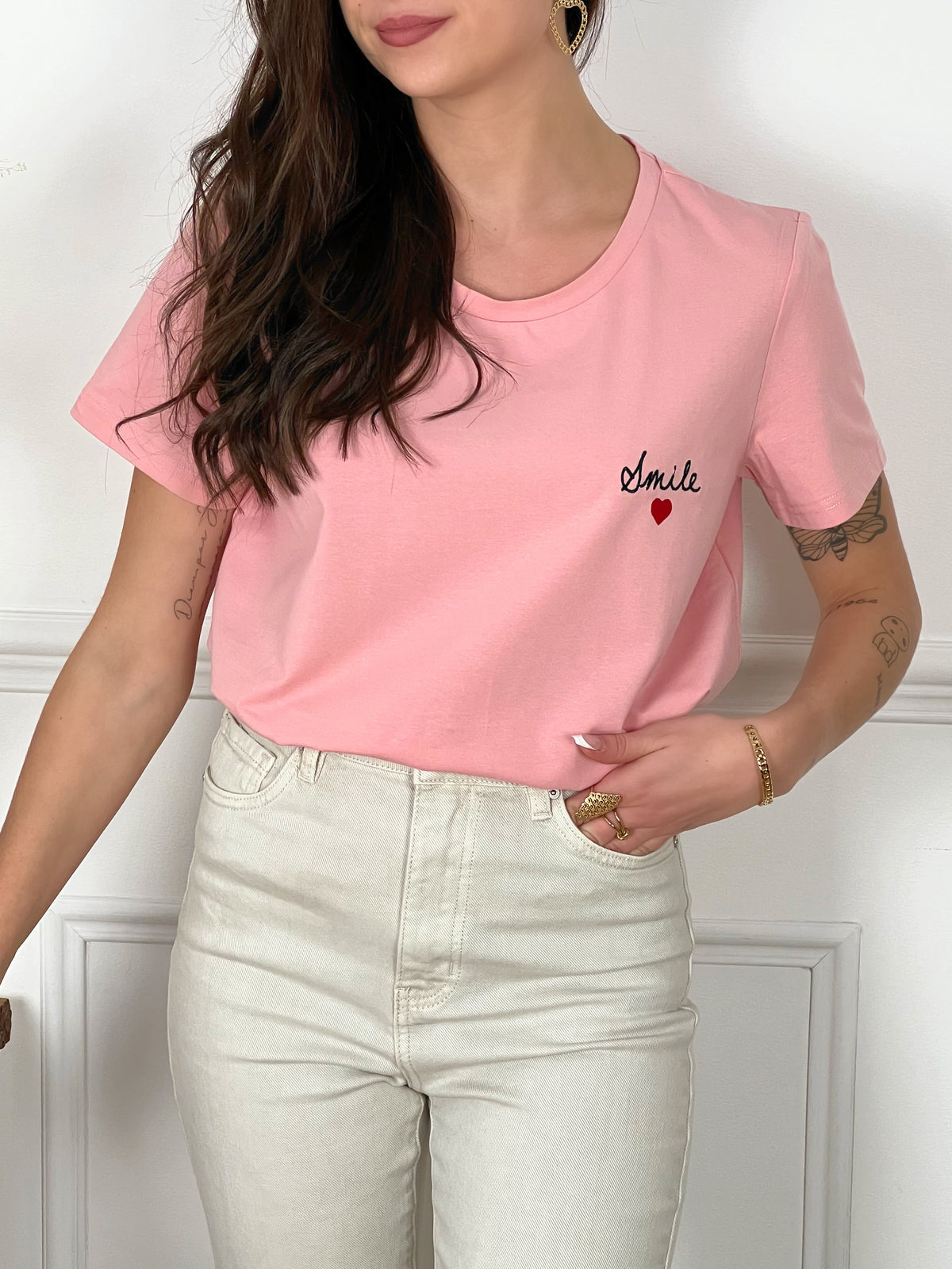 Tee-shirt rose : Doan - Loïcia