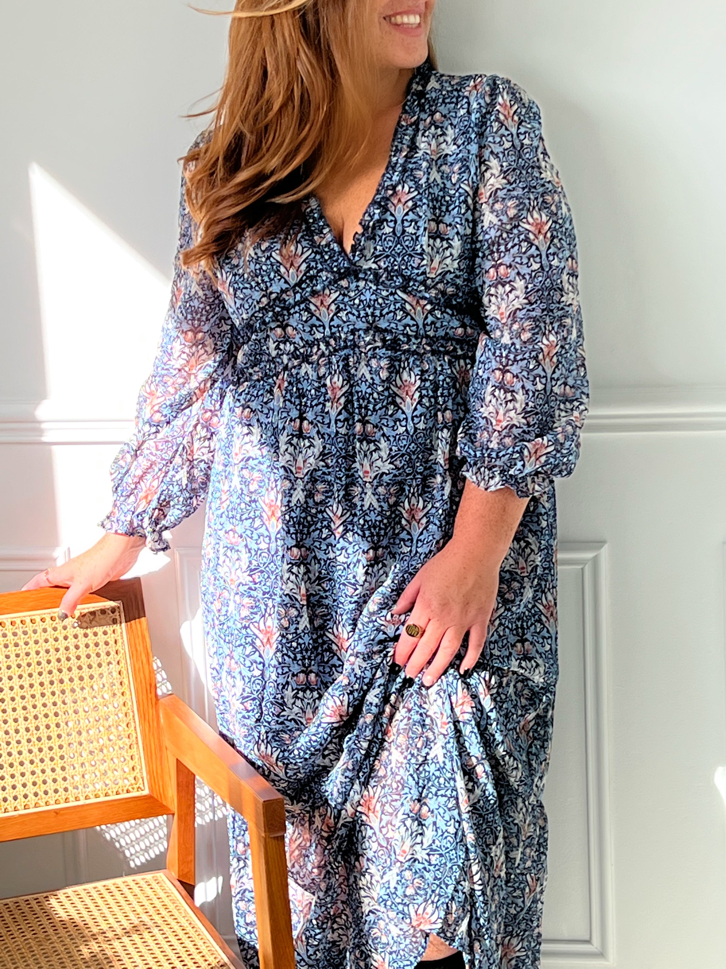 Robe discount longue elastique