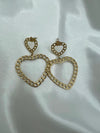 Boucles d'oreilles Cor dorees