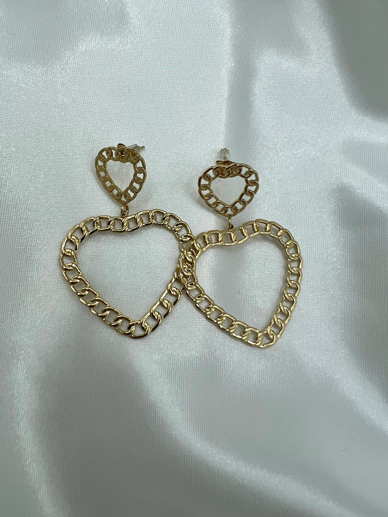 Boucles d'oreilles Cor dorees