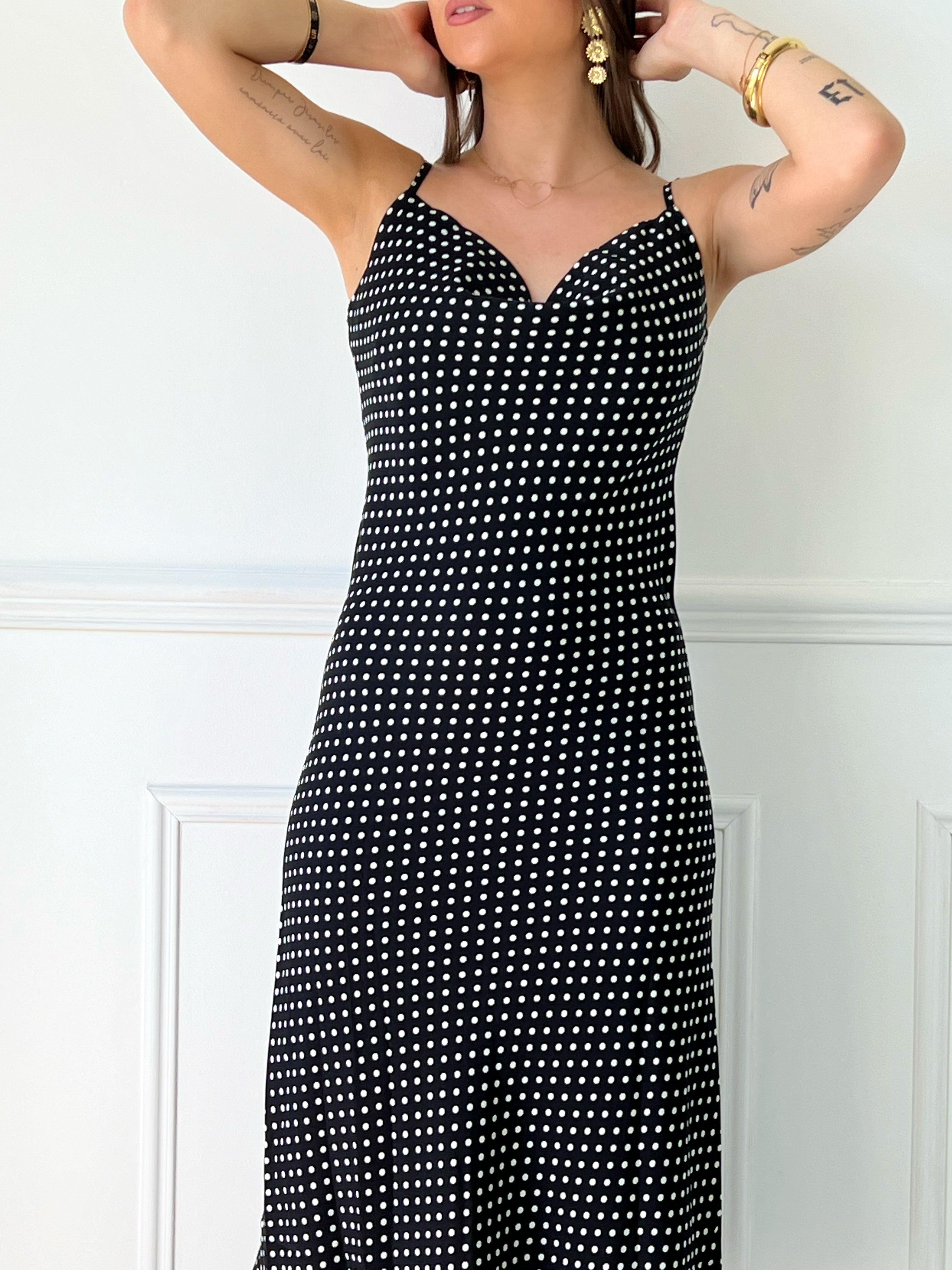 Mini-robe à bretelles découpée