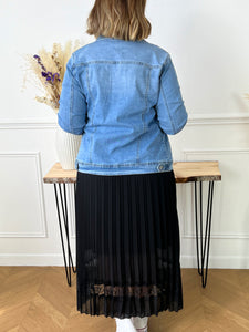 Veste en jean avec strass : Mya