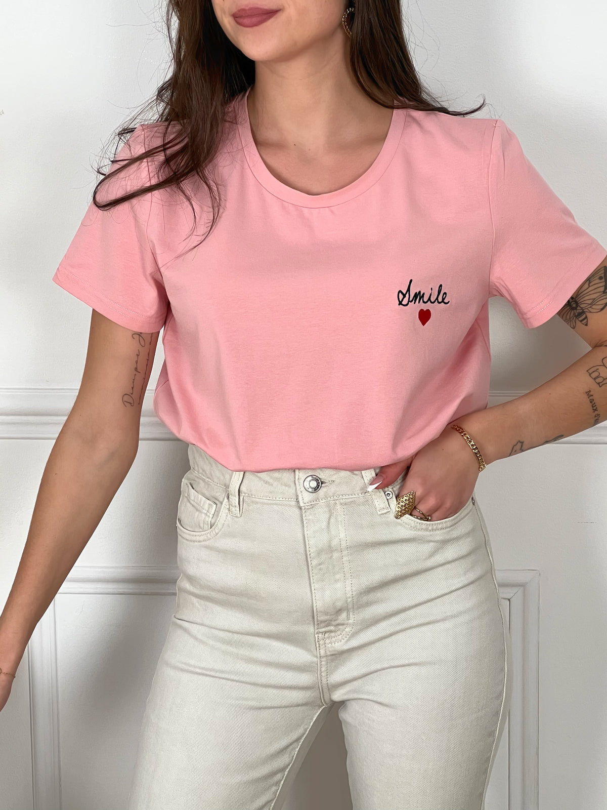 Tee-shirt rose : Doan - Loïcia