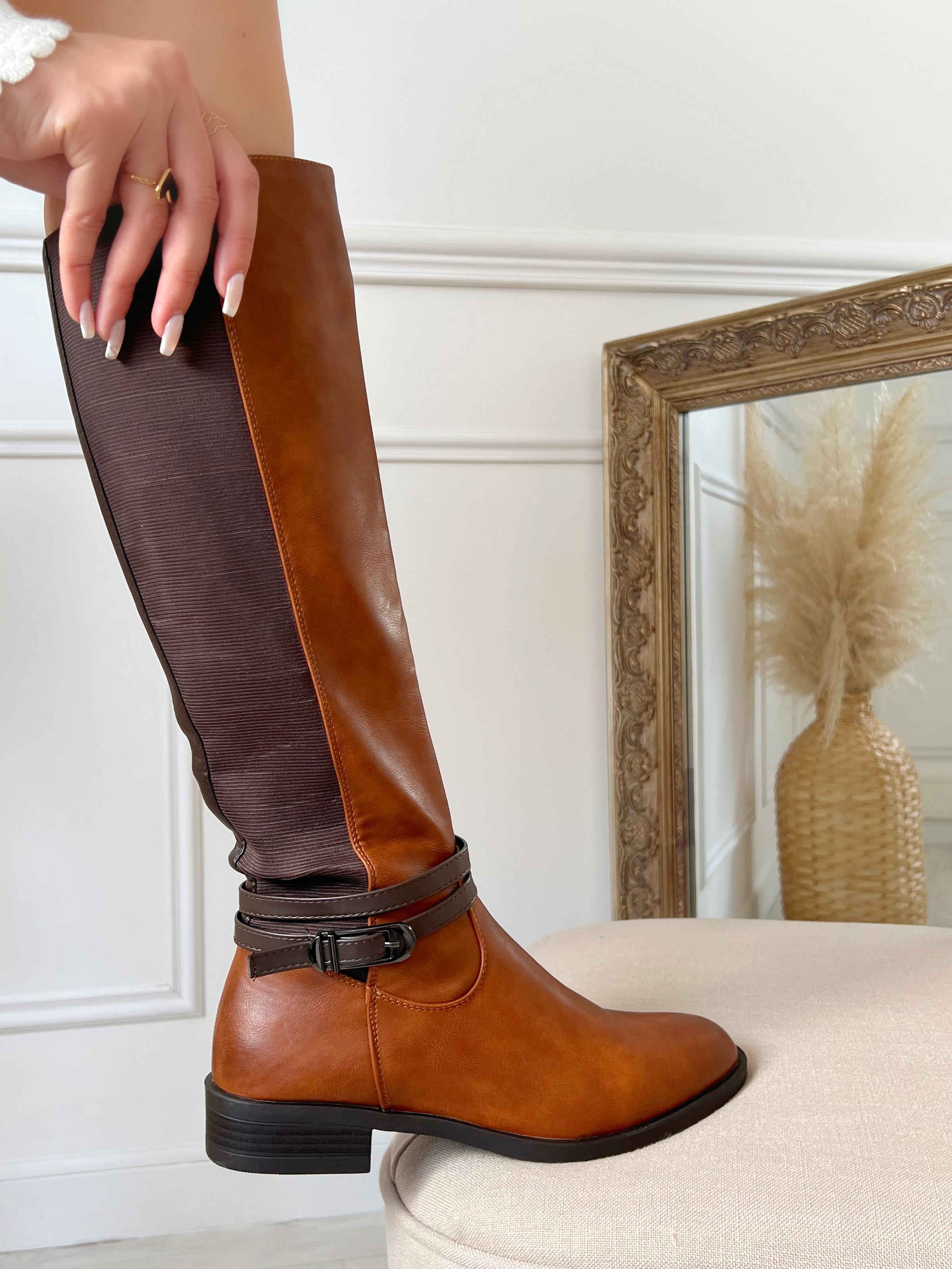 Bottes Celina camel