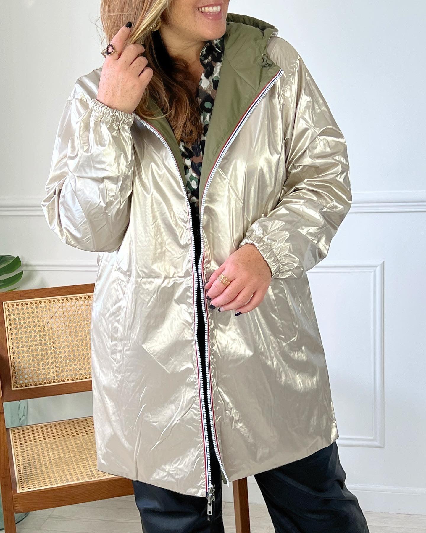 Parka 2025 doré femme