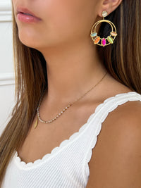 Boucles d'oreilles Mirama colores