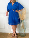 Robe courte bleue : Ophelie Curve