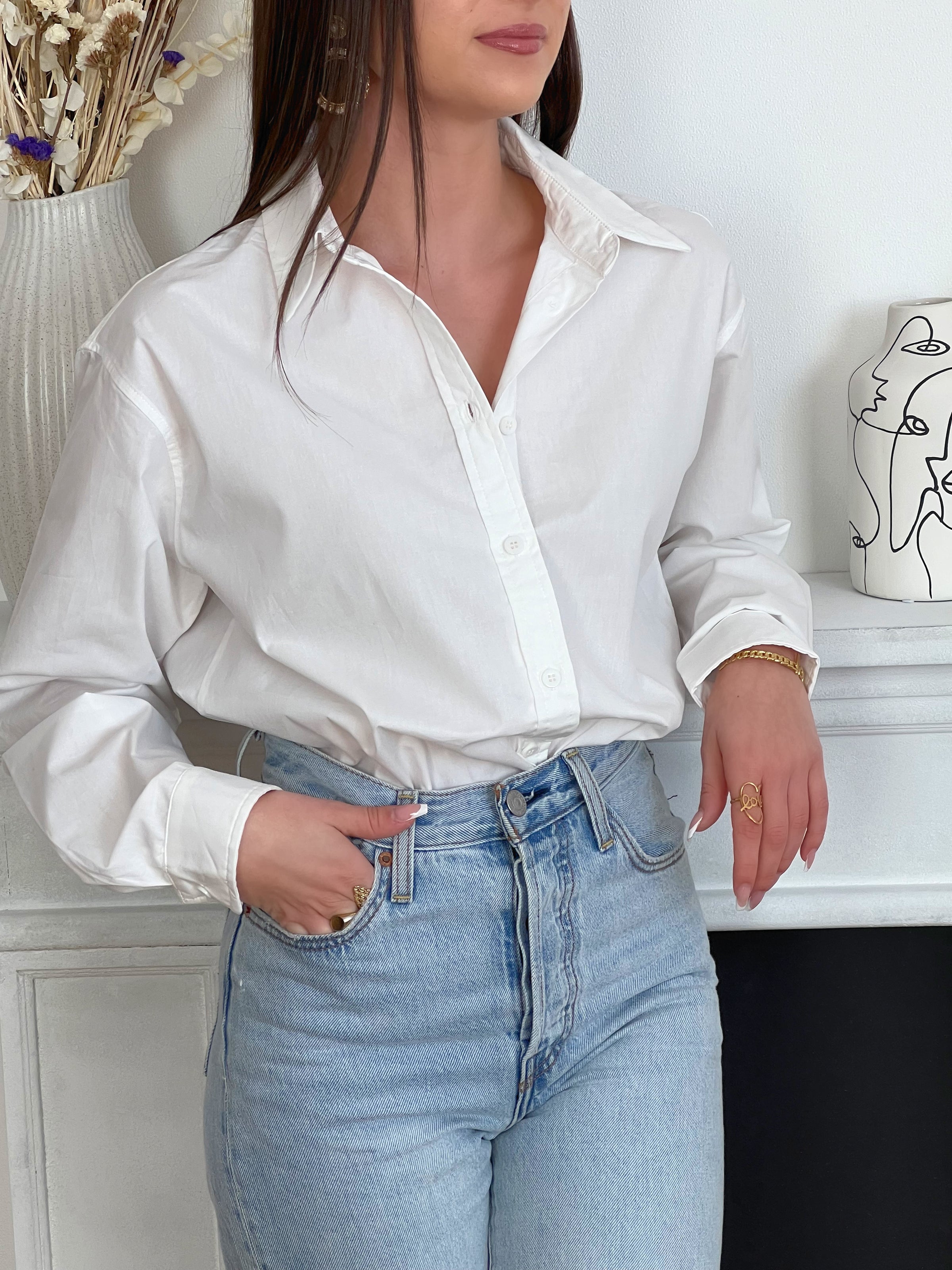 Chemise blanche discount femme