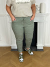 Pantalon vert sauge Made in Italie : Jack - Loïcia